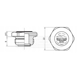 Tcfs mesh air vent for gw 3 8 actuator