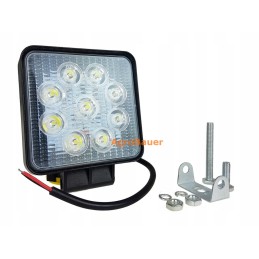 Halogen tractor excavator LED lamp 9 LED 27 watts