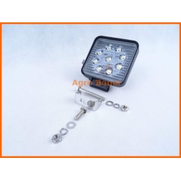 Halogen tractor excavator LED lamp 9 LED 27 watts