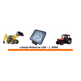 Halogen tractor excavator LED lamp 9 LED 27 watts