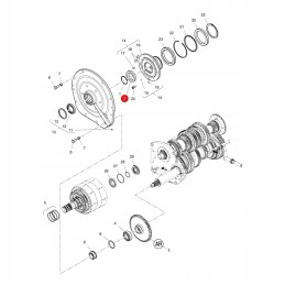 Gearbox ball bearing mf 3011624x1 org