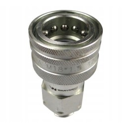 Hydraulic quick connector, M18x1 socket, 5 thread