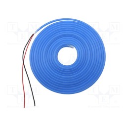 5 m x IPIXEL LED - N006120BC1LZ (BLUE) - NEON LED tape, blue, 2835, 24V, LED/m: 120, 6mm, IP65, 8W/m, Thk: 12mm