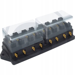 Fuse box with 8 flat fuses