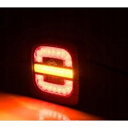 Rear combination lamp position, braking direction