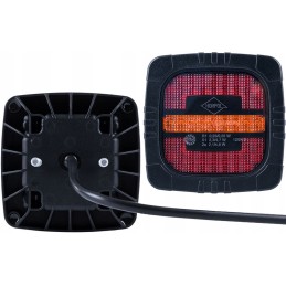 Rear combination lamp position, braking direction