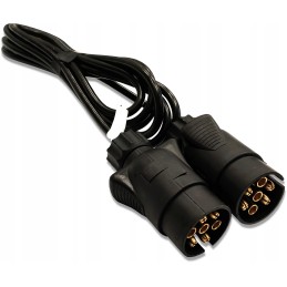 Trailer electric cable 3 5 m 2 plugs 7 wires
