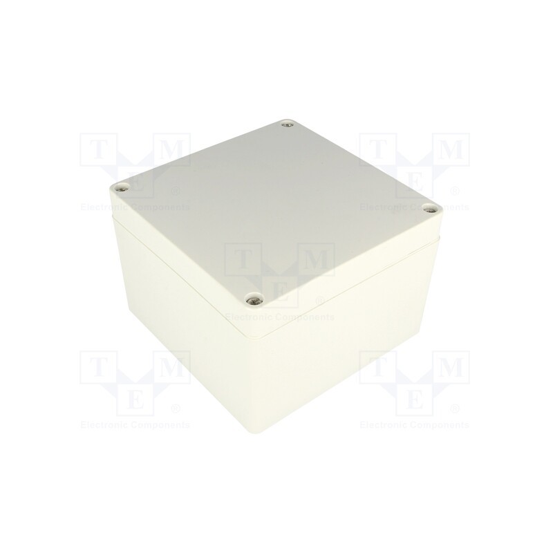 1 pcs x HAMMOND - 1554PGY - Enclosure: multipurpose, X: 120mm, Y: 120mm, Z: 80mm, 1554, ABS, grey
