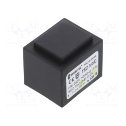 1 pcs x BREVE TUFVASSONS - TEZ3.0/D230/15V TA40 - Transformer: encapsulated, 3VA, 230VAC, 15V, 200mA, PCB, IP00, TEZ