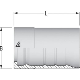 Bushing oe55x88 1mm dn32 alfagomma