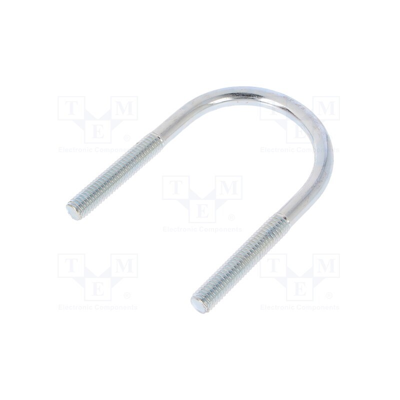 1 pcs x DROMET - CB.6..35..65(1') - U-bolt, B, 1, steel, zinc, Thread len: 30mm, for fixing pipes