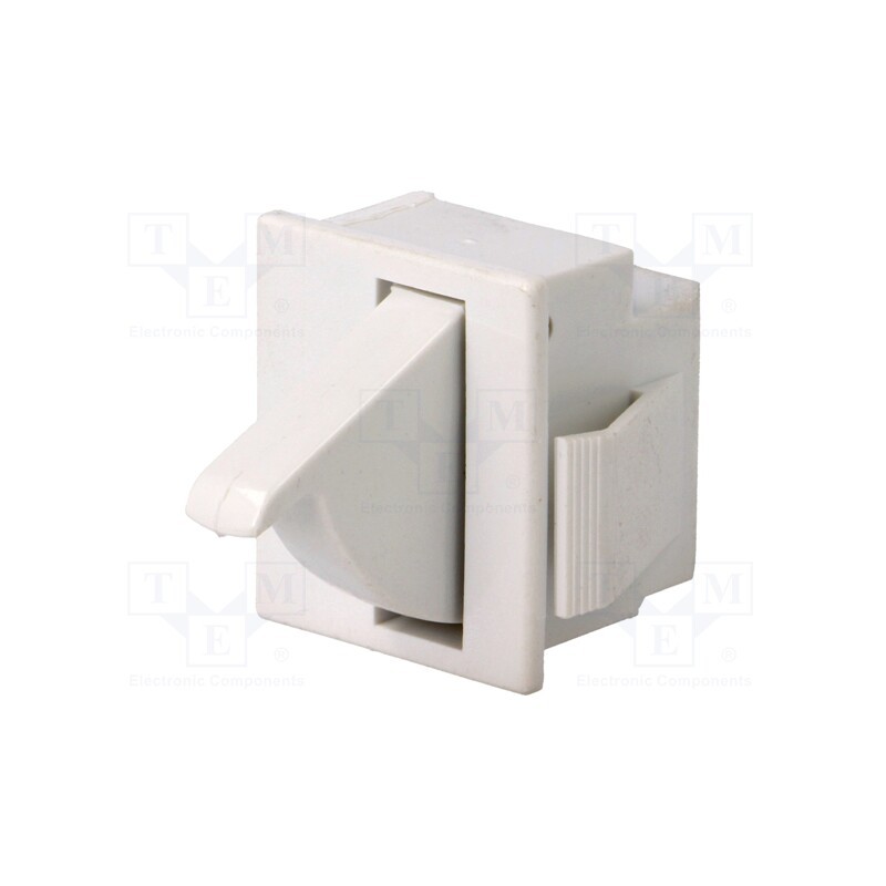 1 pcs x BULGIN - E3111CAPW - Switch: door, Pos: 2, SPDT, 5A/250VAC, Leads: connectors 4,8x0,5mm