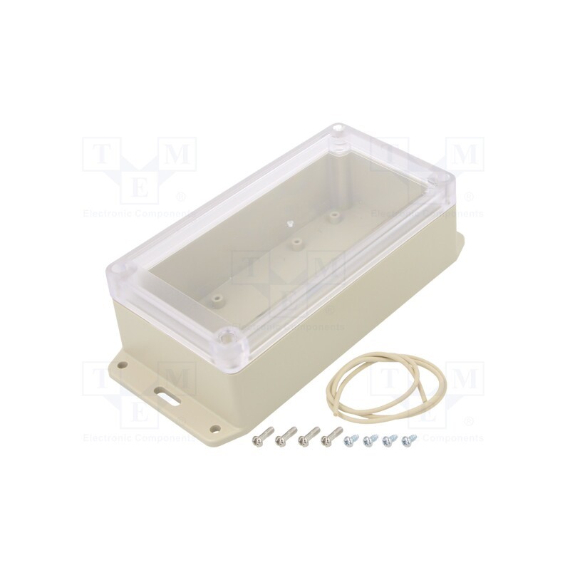 1 pcs x HAMMOND - RP1175BFC - Enclosure: multipurpose, X: 85mm, Y: 165mm, Z: 55mm, Ritec, ABS, IP65