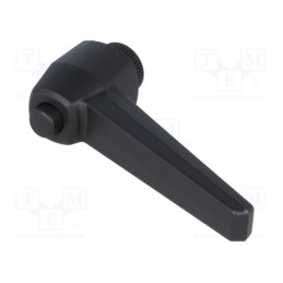 1 pcs x ELESA+GANTER - 141421 - Lever, adjustable, Thread len: 13mm, Lever length: 73mm