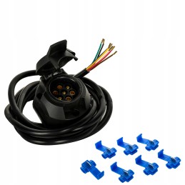 7-pole socket, 7-pin universal harness, 1 5 m
