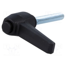1 pcs x ELESA+GANTER - 141341 - Lever, adjustable, Thread len: 40mm, Lever length: 50mm