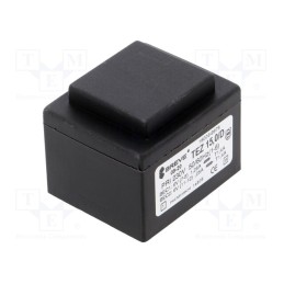 1 pcs x BREVE TUFVASSONS - TEZ15.0/D230/6-6V - Transformer: encapsulated, 15VA, 230VAC, 6V, 6V, 1.25A, 1.25A, PCB