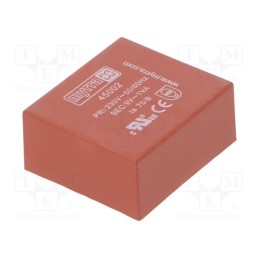 1 pcs x MYRRA - 45002 - Transformer: encapsulated, 1VA, 230VAC, 9V, 111mA, PCB, 34x31x15mm