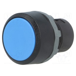 1 pcs x ABB - 1SFA616160R1004 - Switch: push-button, 22mm, Stabl.pos: 1, blue, none, IP66, flat, KPR1