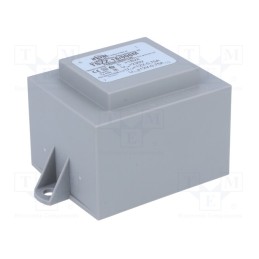 1 pcs x INDEL - TSZZ18/006M - Transformer: encapsulated, 18VA, 230VAC, 12V, 12V, 750mA, 750mA, PCB