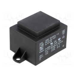 1 pcs x HAHN - BV EI 422 1221 - Transformer: encapsulated, 6VA, 230VAC, 7.5V, 7.5V, 400mA, 400mA