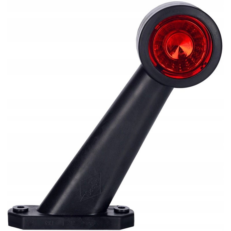 Left side corner marker lamp, slanted trailer, 12 24v