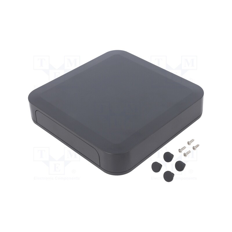 1 pcs x TAKACHI - PF15-3-15D - Enclosure: with panel, PF, X: 150mm, Y: 150mm, Z: 30mm, ABS, dark grey