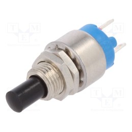1 pcs x APEM - 9633NAB - Switch: push-button, Pos: 2, SPST-NO, 0.6A/125VAC, 1A/30VDC, 9600