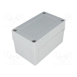 1 pcs x FIBOX - PC 100/75 HG - Enclosure: multipurpose, X: 80mm, Y: 130mm, Z: 75mm, MNX, grey, IK08