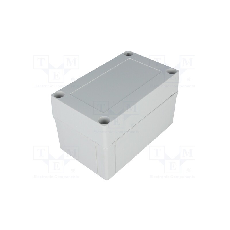 1 pcs x FIBOX - PC 100/75 HG - Enclosure: multipurpose, X: 80mm, Y: 130mm, Z: 75mm, MNX, grey, IK08