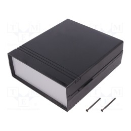 1 pcs x TEKO - 233.9 - Enclosure: with panel, CAB, X: 154mm, Y: 173mm, Z: 61mm, ABS, black