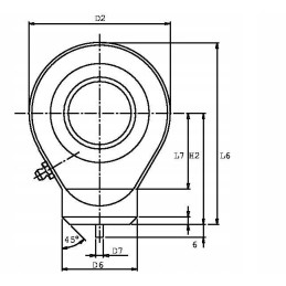 Gk35 for the cylinder eye for welding oe 35