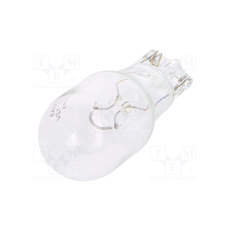 5 pcs x ELTA - EB0955TB - Filament lamp: automotive, W2.1x9,5d, transparent, 12V, 16W