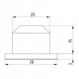 Clutch lever stop insert 79011182