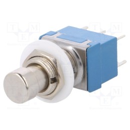 1 pcs x CLIFF - FC7106 - Switch: push-button, Pos: 2, DPDT, 1A/250VAC, OFF-(ON), Ø12.2mm