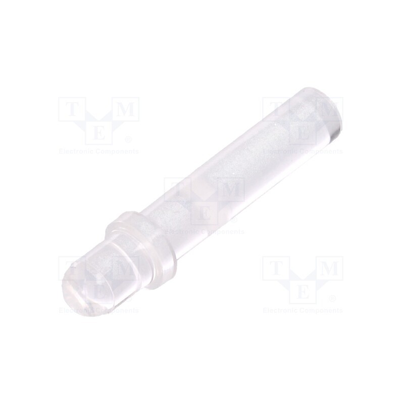 10 pcs x FIX&FASTEN - FIX-LEM-93 - Fiber for LED, round, Ø3mm, Front: convex, straight, UL94V-2