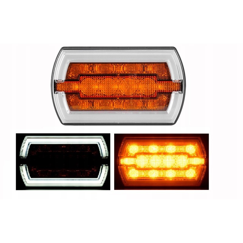 Front position lamp and turn signal LED 12 24v