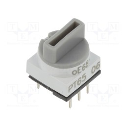 1 pcs x PTR HARTMANN - PT65506 - Encoding switch, HEX/BCD, Pos: 16, THT, Rcont max: 80mΩ, PT65