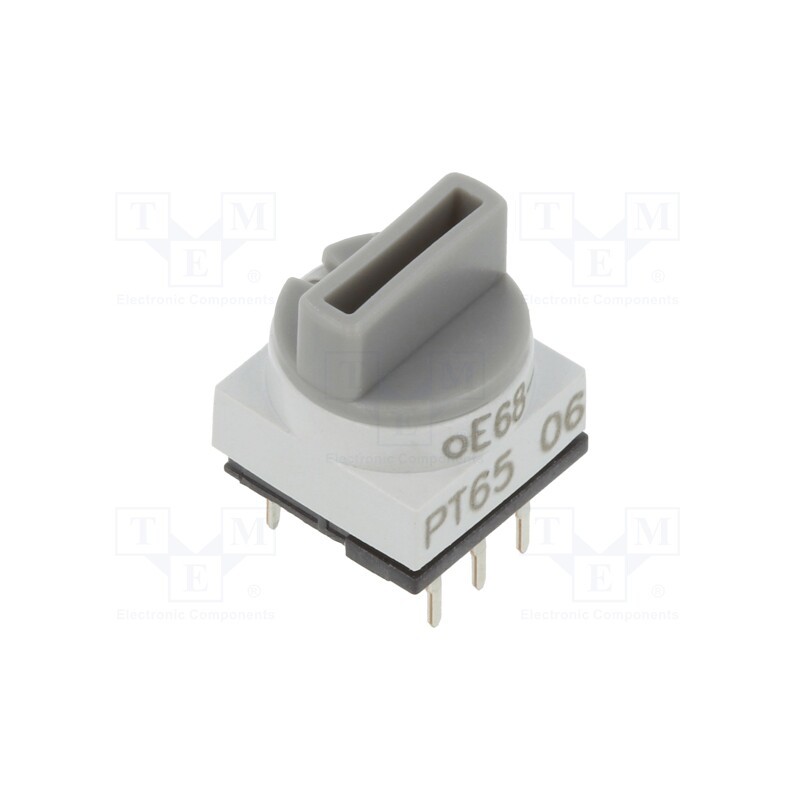 1 pcs x PTR HARTMANN - PT65506 - Encoding switch, HEX/BCD, Pos: 16, THT, Rcont max: 80mΩ, PT65