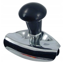 Ball t0l11 straight steering wheel knob, chrome tir b