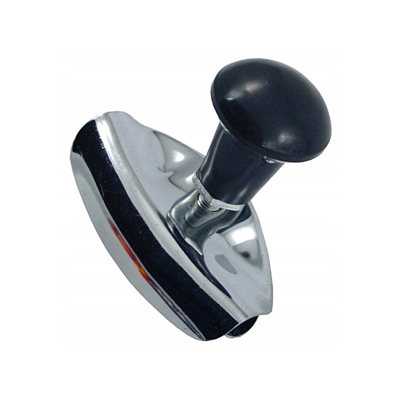 On S8O63, straight chrome TIR Buc FV ball handlebars