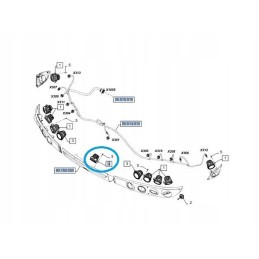 New Holland CR FX Roof Work Lamp 47744096