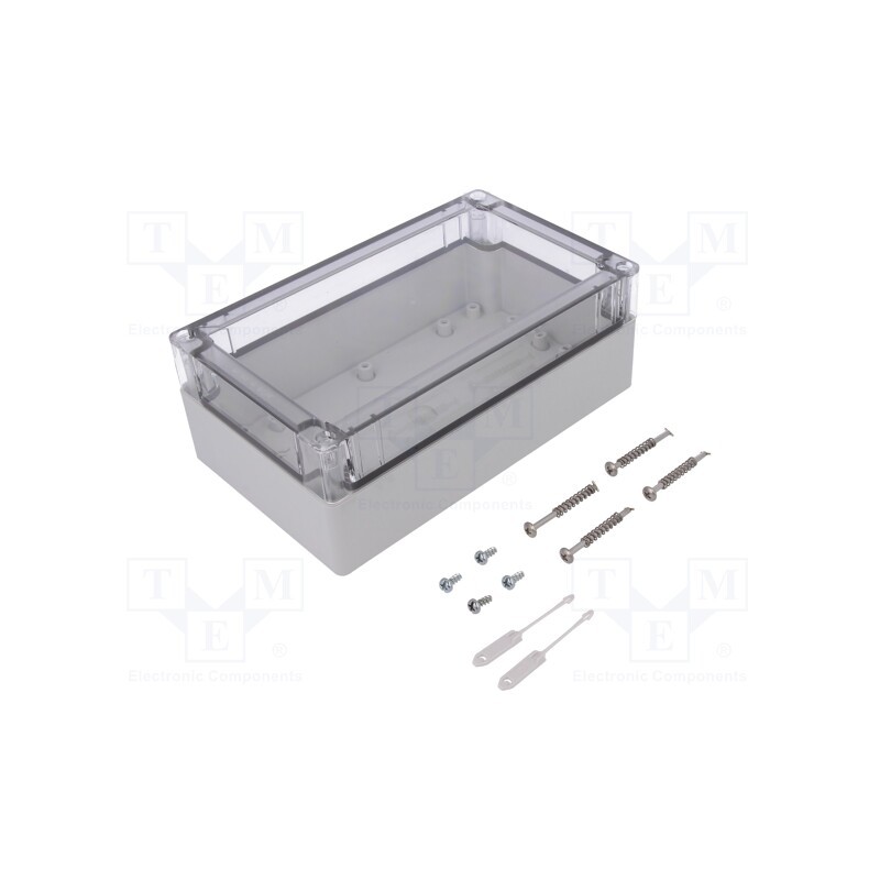 1 pcs x SPELSBERG - 10100801 -AS - Enclosure: multipurpose, X: 122mm, Y: 202mm, Z: 75mm, TG ABS, ABS