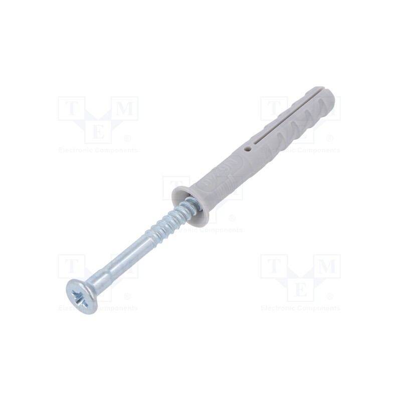 1 pcg x FISCHER - 48788 - Plastic anchor, with screw, 6x40, zinc-plated steel, N, 100pcs.