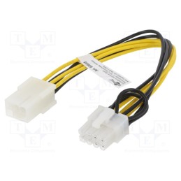 1 pcs x Goobay - 93635 - Cable: mains, PCIe 6pin male,PCIe 8pin female, 0.2m