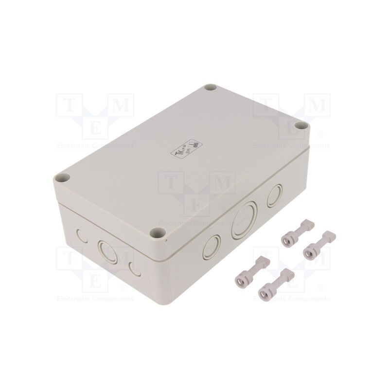 1 pcs x SPELSBERG - 10541401 - Enclosure: multipurpose, X: 110mm, Y: 180mm, Z: 63mm, TK PS, grey