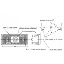 LED 103k rear marker position lamp