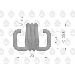 Brake disc spring sold for 10c 385 ory