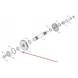 P5m37202109 gear spacer