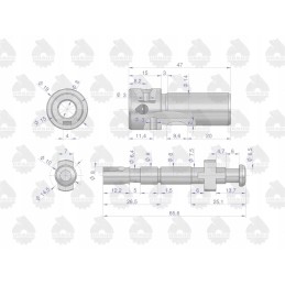 Pressing element of the injection pump c 360 fpe8 3a or